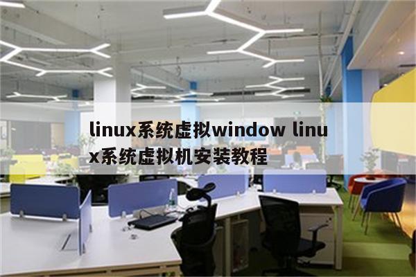 linux系统虚拟window linux系统虚拟机安装教程