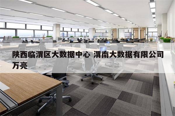 陕西临渭区大数据中心 渭南大数据有限公司万亮