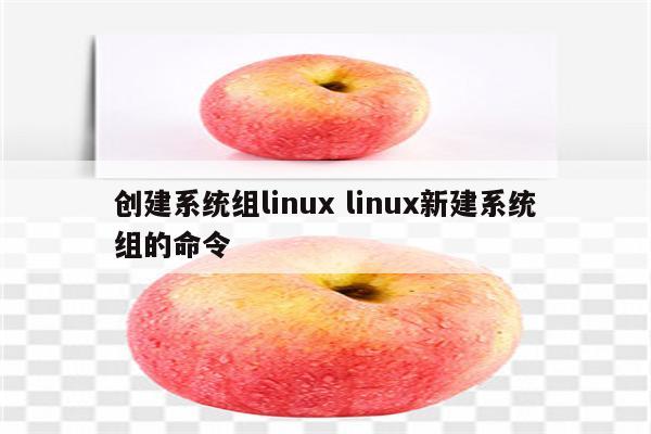 创建系统组linux linux新建系统组的命令