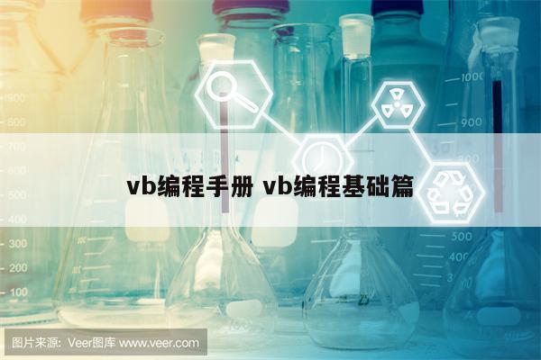 vb编程手册 vb编程基础篇