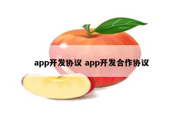 app开发协议 app开发合作协议