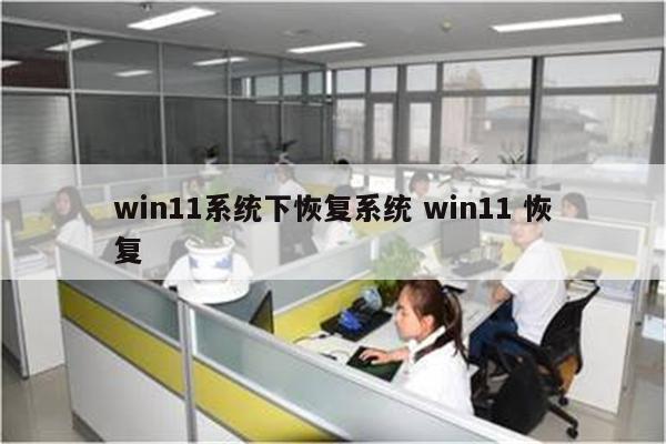 win11系统下恢复系统 win11 恢复