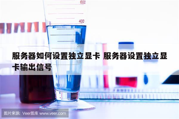 服务器如何设置独立显卡 服务器设置独立显卡输出信号