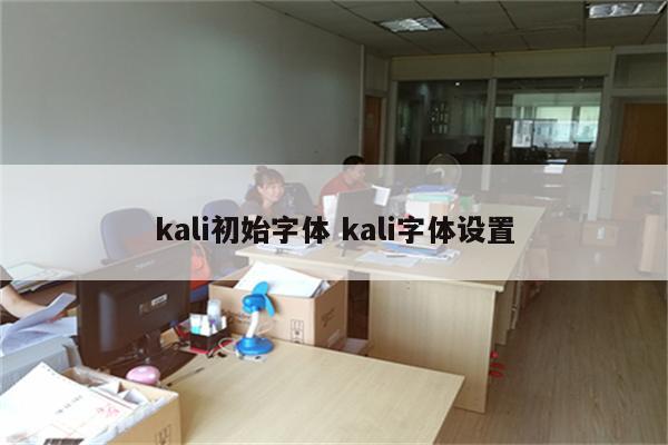kali初始字体 kali字体设置