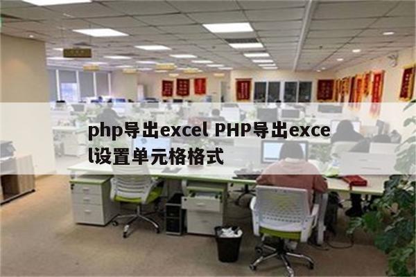 php导出excel PHP导出excel设置单元格格式