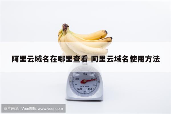 阿里云域名在哪里查看 阿里云域名使用方法