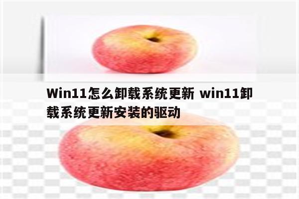 Win11怎么卸载系统更新 win11卸载系统更新安装的驱动