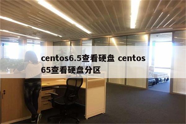 centos6.5查看硬盘 centos65查看硬盘分区