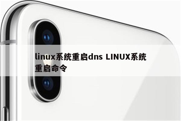 linux系统重启dns LINUX系统重启命令