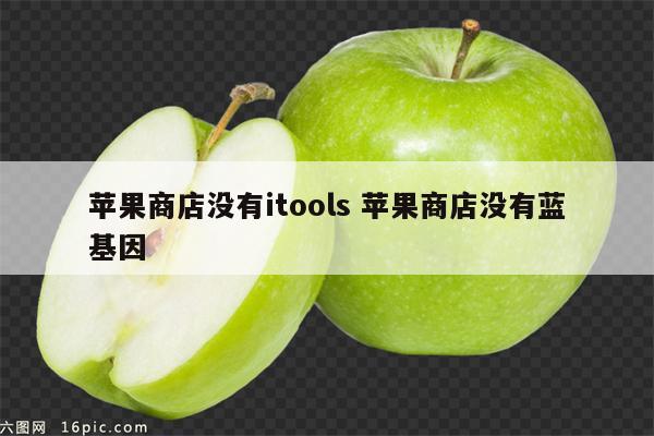 苹果商店没有itools 苹果商店没有蓝基因