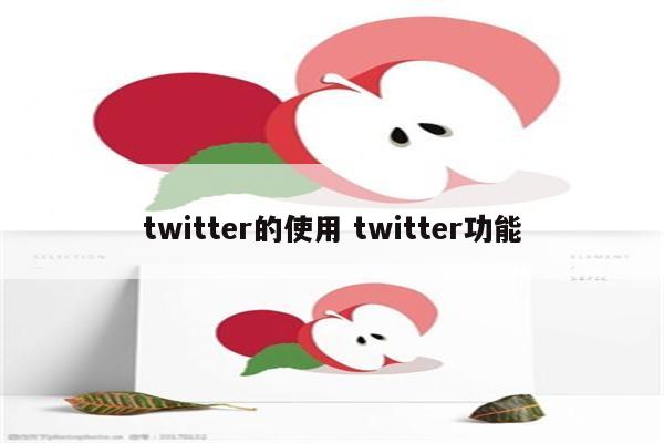 twitter的使用 twitter功能