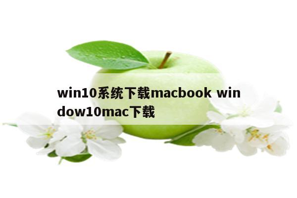 win10系统下载macbook window10mac下载