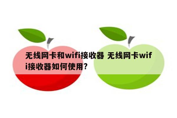 无线网卡和wifi接收器 无线网卡wifi接收器如何使用?