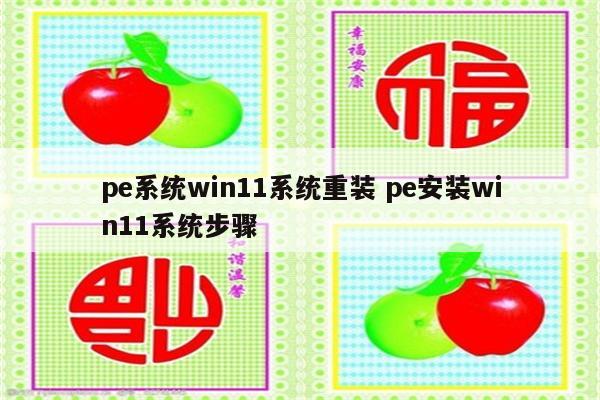 pe系统win11系统重装 pe安装win11系统步骤