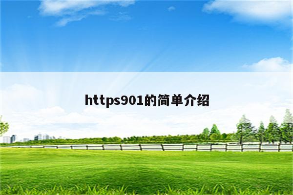 https901的简单介绍