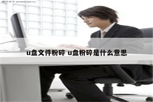 u盘文件粉碎 u盘粉碎是什么意思