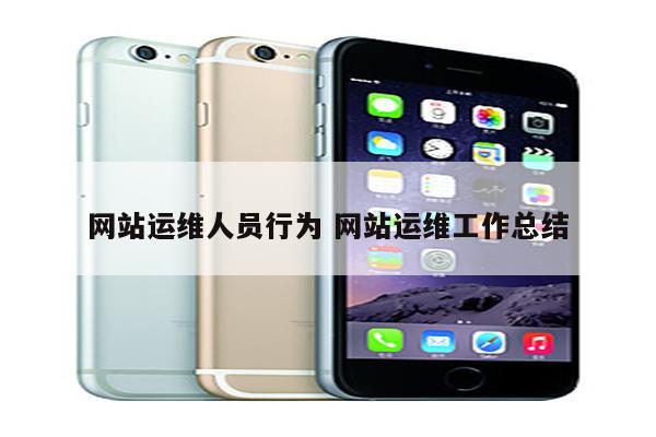 网站运维人员行为 网站运维工作总结