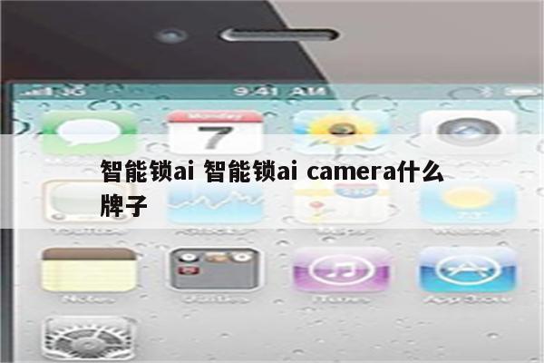 智能锁ai 智能锁ai camera什么牌子