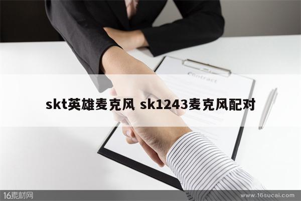 skt英雄麦克风 sk1243麦克风配对