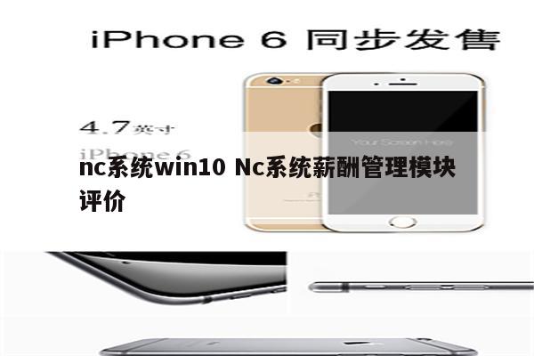 nc系统win10 Nc系统薪酬管理模块评价