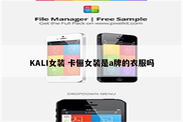 KALI女装 卡俪女装是a牌的衣服吗