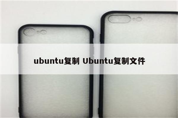 ubuntu复制 Ubuntu复制文件
