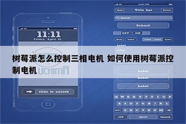 树莓派怎么控制三相电机 如何使用树莓派控制电机