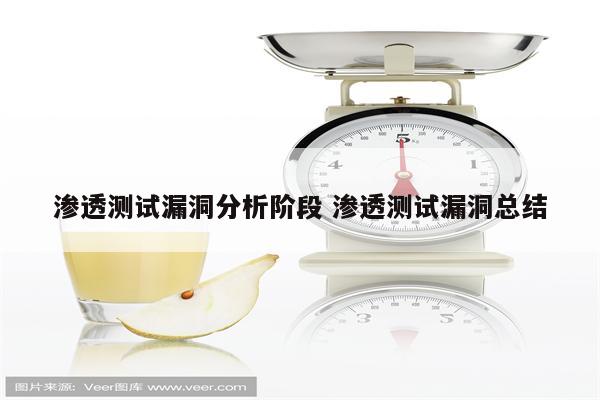 渗透测试漏洞分析阶段 渗透测试漏洞总结