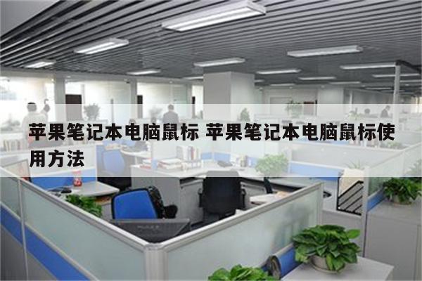苹果笔记本电脑鼠标 苹果笔记本电脑鼠标使用方法