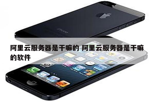 阿里云服务器是干嘛的 阿里云服务器是干嘛的软件