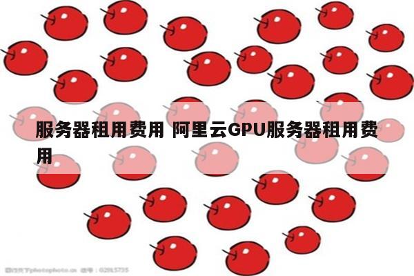 服务器租用费用 阿里云GPU服务器租用费用