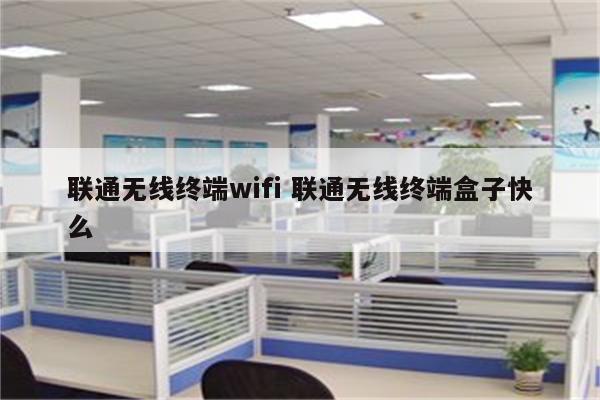 联通无线终端wifi 联通无线终端盒子快么