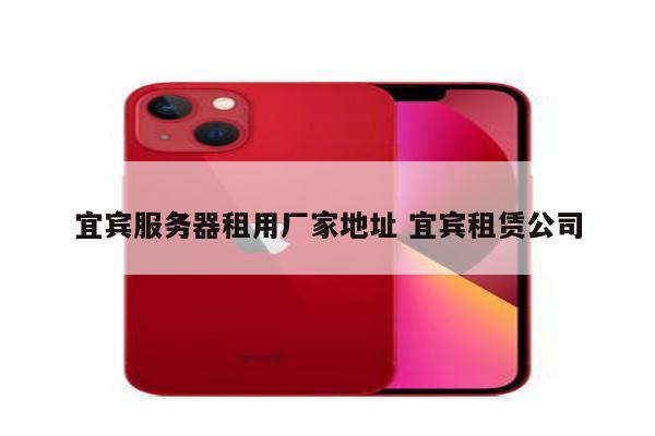 宜宾服务器租用厂家地址 宜宾租赁公司