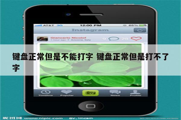 键盘正常但是不能打字 键盘正常但是打不了字