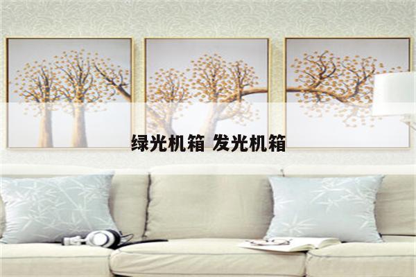 绿光机箱 发光机箱