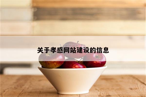 关于孝感网站建设的信息