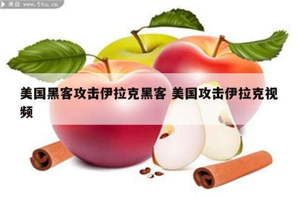 美国黑客攻击伊拉克黑客 美国攻击伊拉克视频
