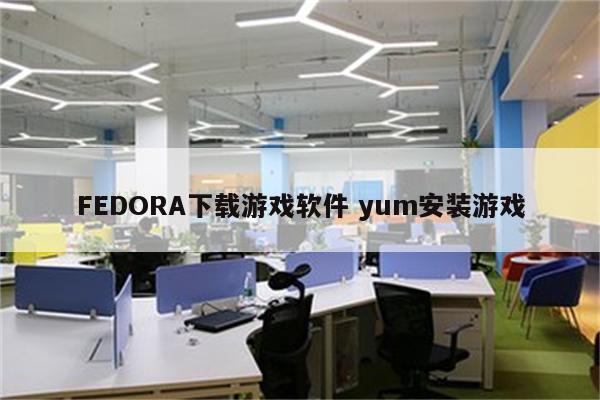 FEDORA下载游戏软件 yum安装游戏