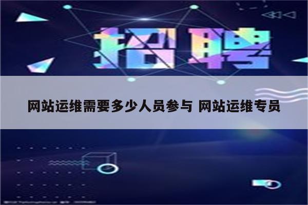 网站运维需要多少人员参与 网站运维专员