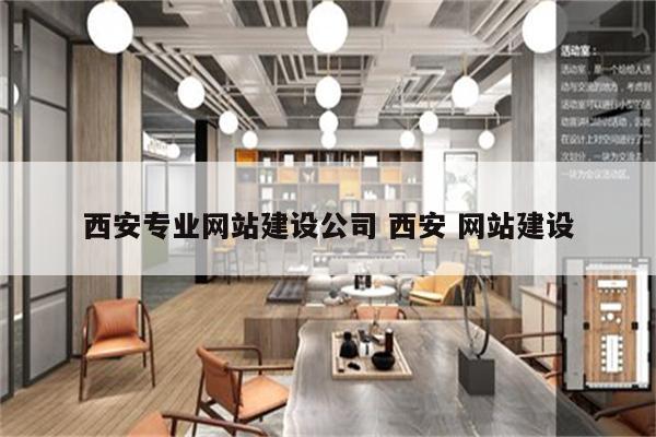 西安专业网站建设公司 西安 网站建设