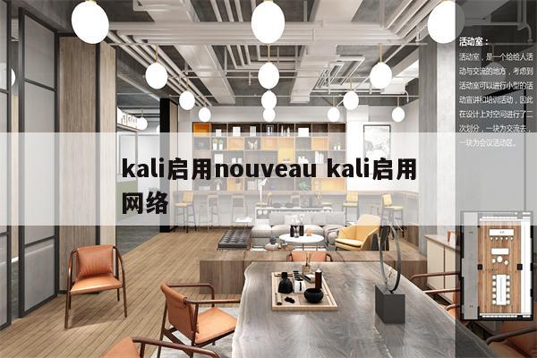 kali启用nouveau kali启用网络