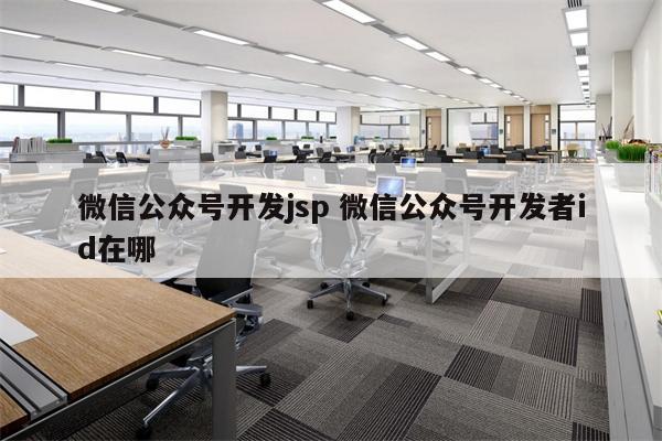 微信公众号开发jsp 微信公众号开发者id在哪