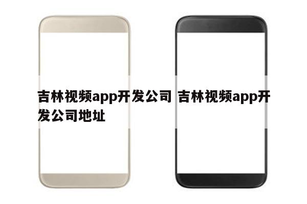 吉林视频app开发公司 吉林视频app开发公司地址