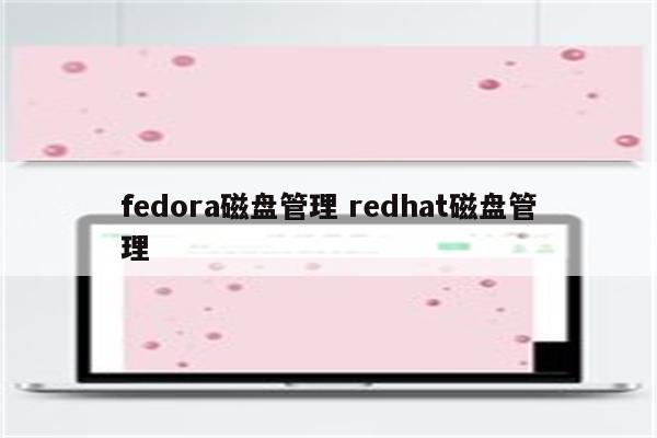 fedora磁盘管理 redhat磁盘管理