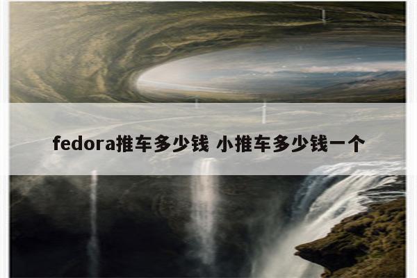 fedora推车多少钱 小推车多少钱一个