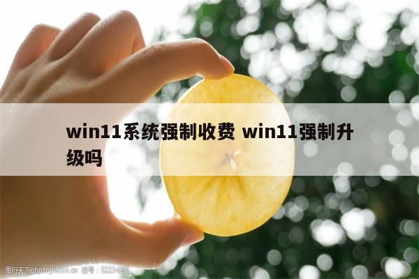 win11系统强制收费 win11强制升级吗