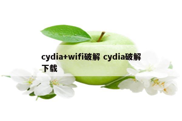 cydia+wifi破解 cydia破解下载