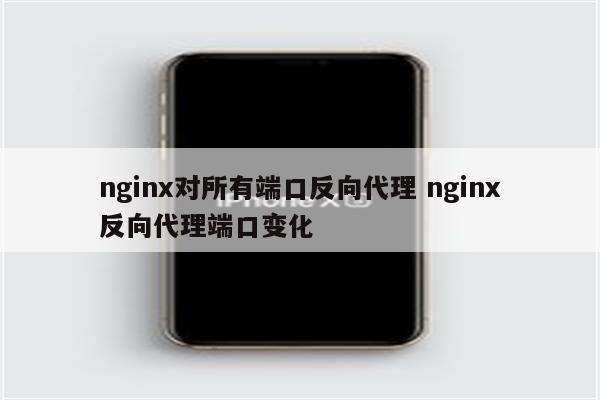 nginx对所有端口反向代理 nginx反向代理端口变化