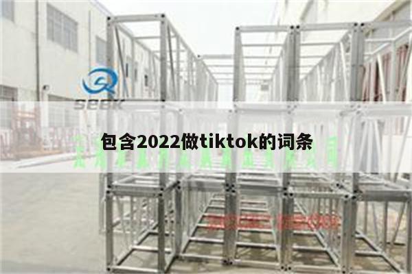 包含2022做tiktok的词条