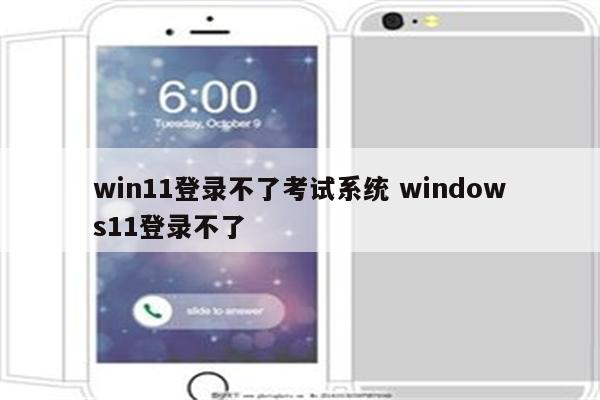 win11登录不了考试系统 windows11登录不了